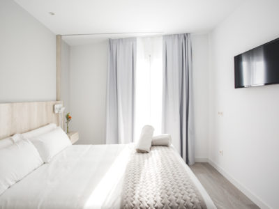 Habitación matrimonio hotel Ábaster en Soria